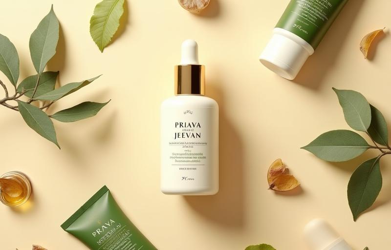 Beautifully arranged collection of Prana Naturals products including the new launch item
